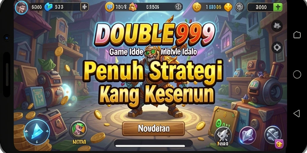 Tangkapan layar gameplay DOUBLE999 menampilkan aksi mengelola sumber daya dengan cerdas.