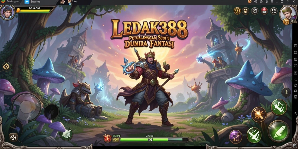 Screenshot menunjukkan gameplay seru dari petualangan di LEDAK388.