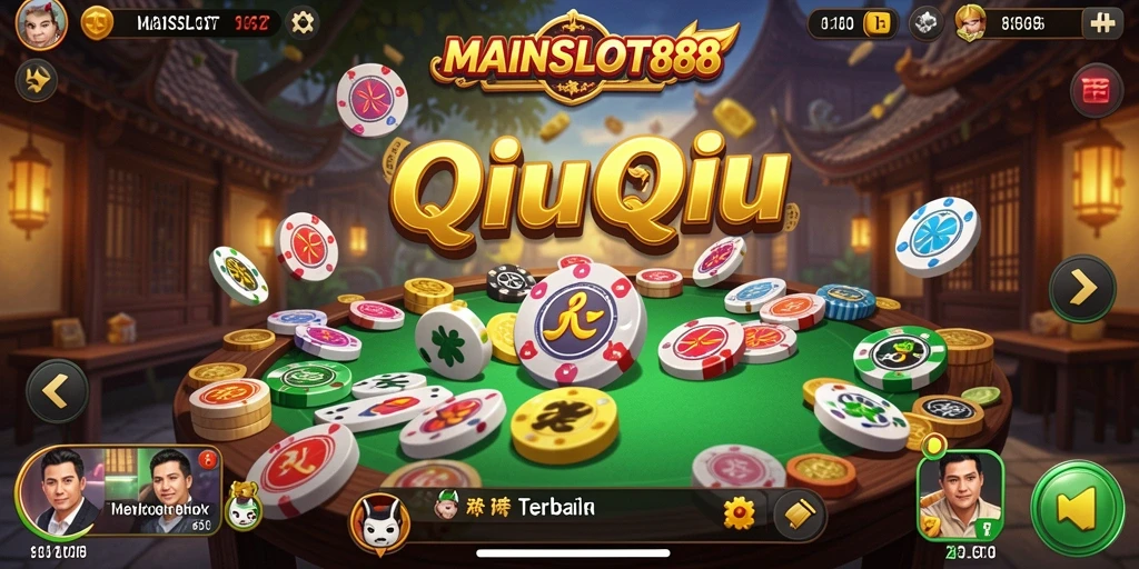 Screenshot gameplay QiuQiu MAINSLOT88 yang mendebarkan.