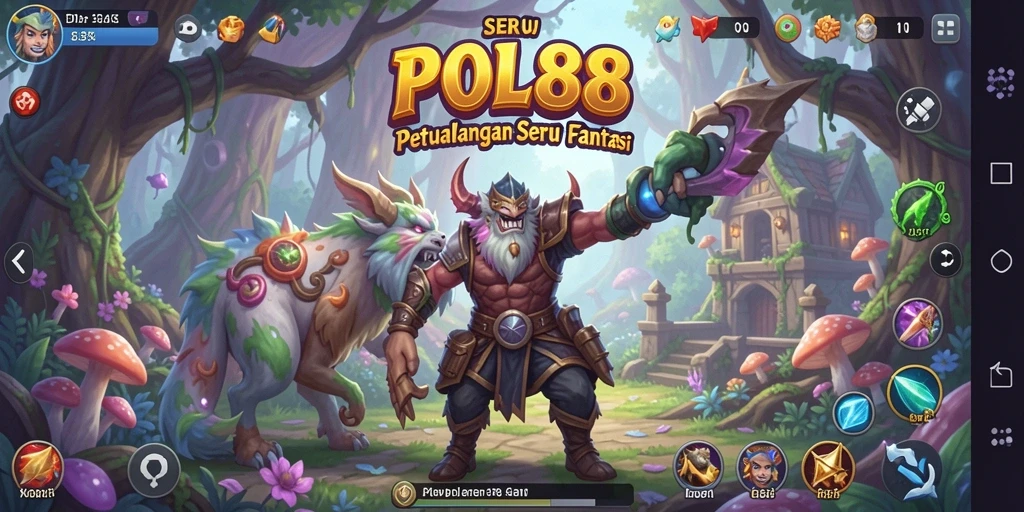 Screenshot gameplay POL88 menunjukkan aksi petualangan yang seru.
